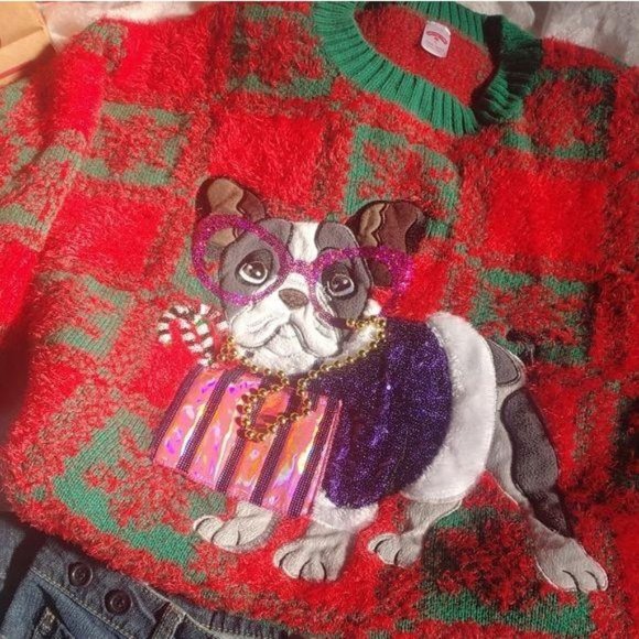 Dog Ugly Christmas Sweater - Picture 5 of 6